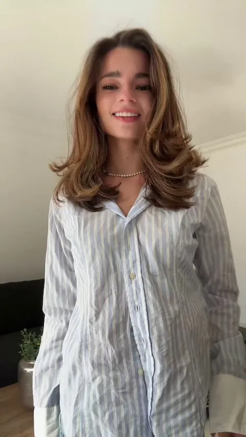 the button up made me look shy