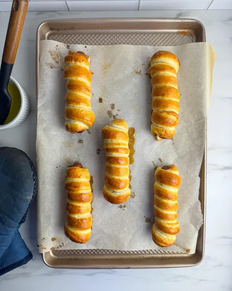 [Homemade] Pretzel Dogs