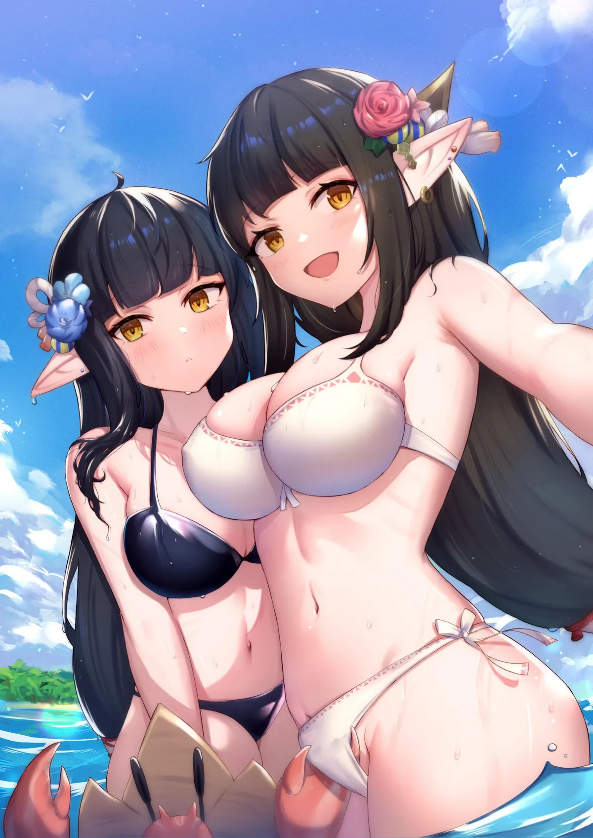 Swimsuit Hinoa &amp; Minoto Selfie