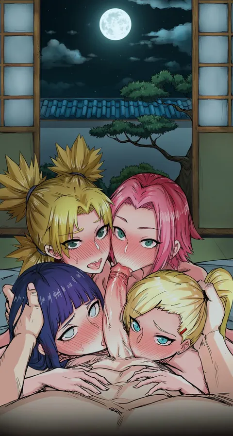 Sakura, Hinata, Temari, Ino (Ratatatat74) [Naruto: Shippuden]