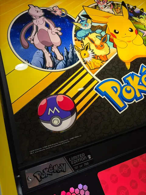 Managed to get Pokémon Pinball #151 - Out of 750 (limited edition). It was quite the battle!