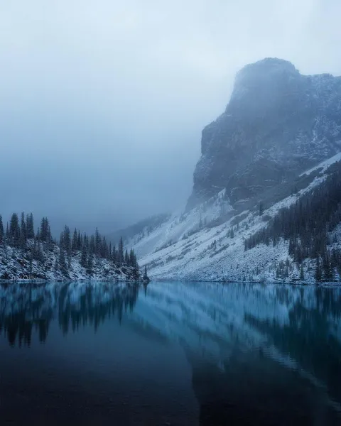 First snow - Moraine Lake 2024 [OC][1080x1350]