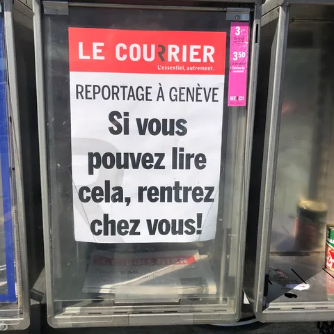 Reportage à Genève
