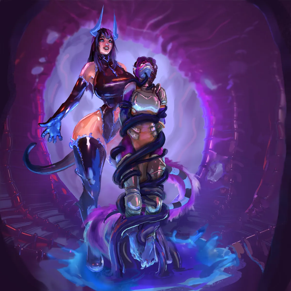 Squel's Cursed Collar 2 (1/3). by (convolute) [F/F]