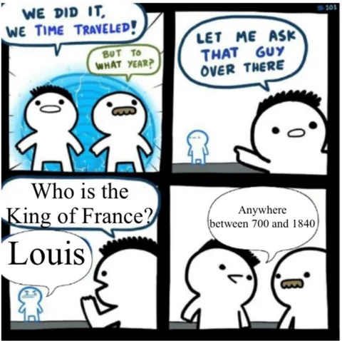 France has had 22 Kings named Louis