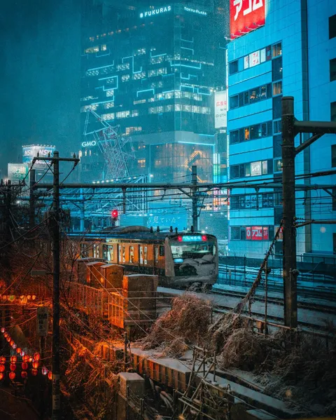 ITAP of train in Tokyo