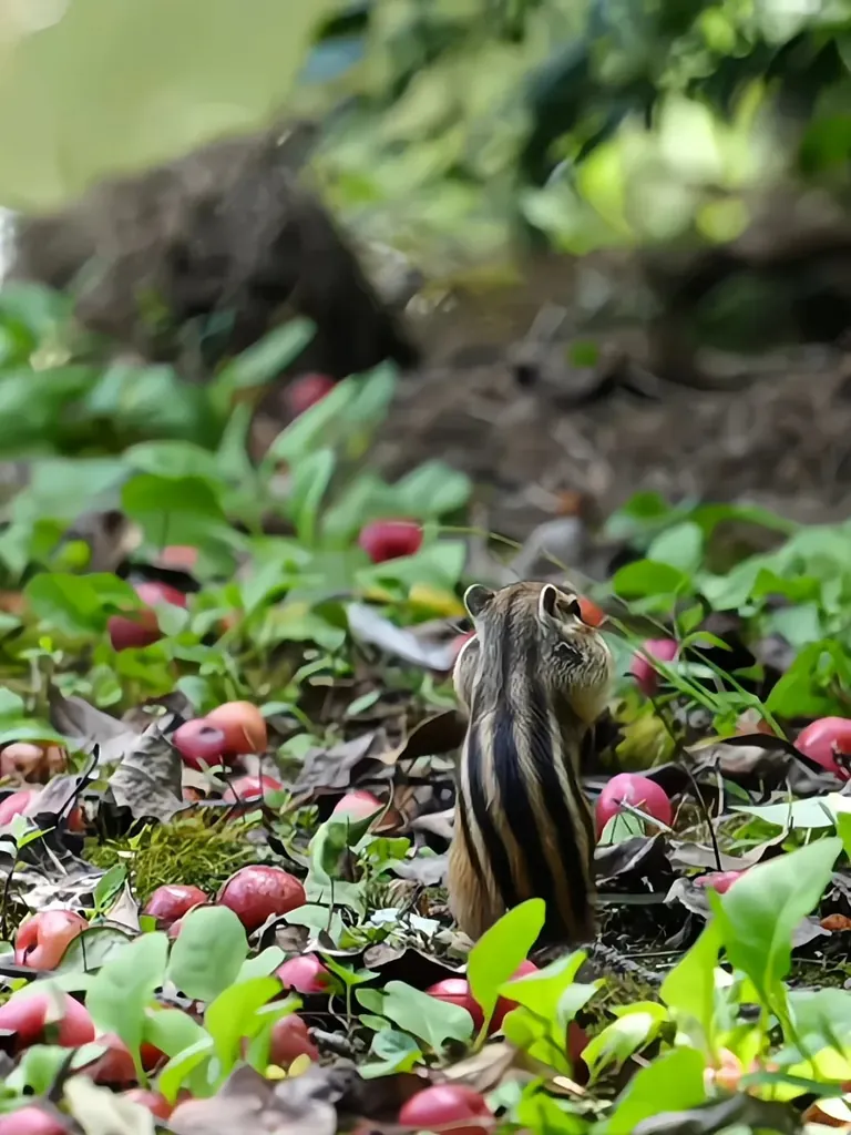 Spotted the cutest chipmunk ever at my local park!