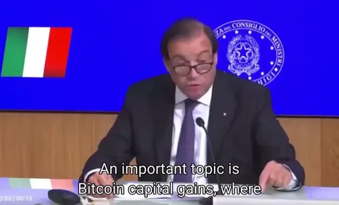 Italy Raises Bitcoin Tax to 42% – Another Blow to Innovation and Financial Freedom