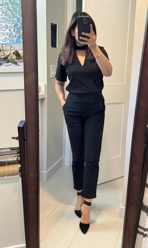 When in doubt, wear black