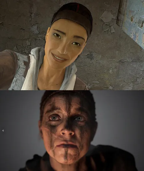 Real time game rendering has come a long way in 20 years