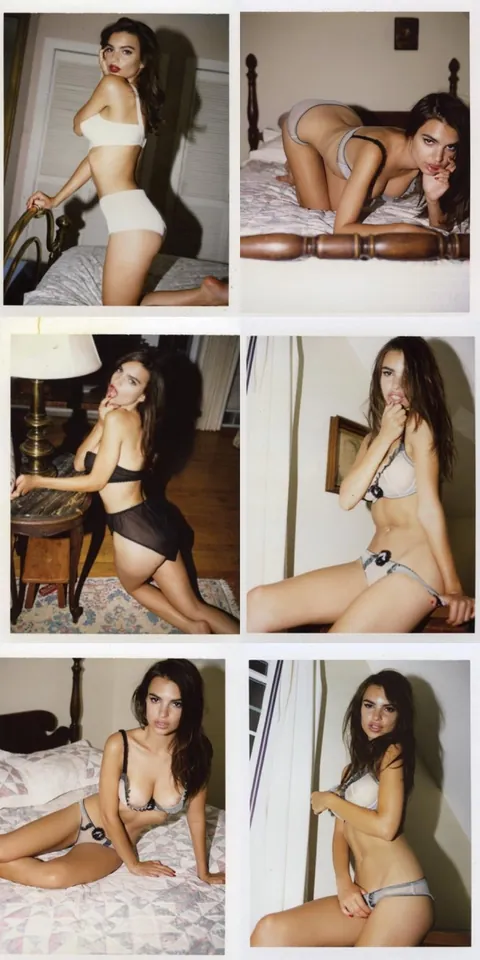 Emily Ratajkowski. Polaroids. 2012