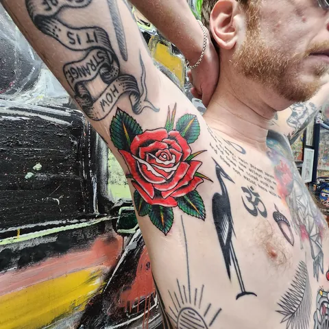 Blasted my pits yesterday