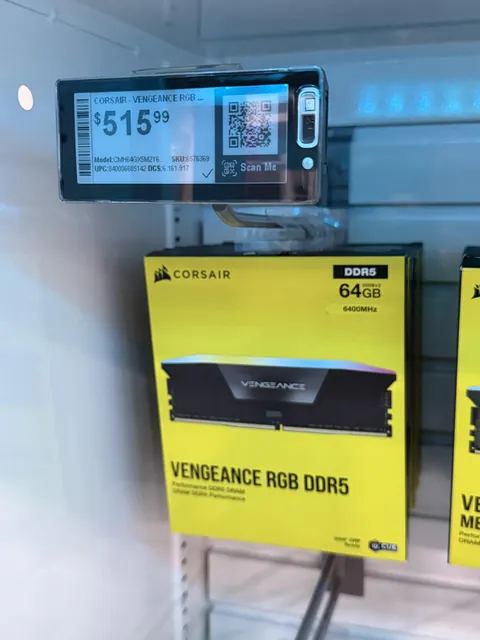 Ram prices at my local Best Buy