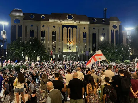 Tbilisi, Day 234 of non-stop Pro EU protests