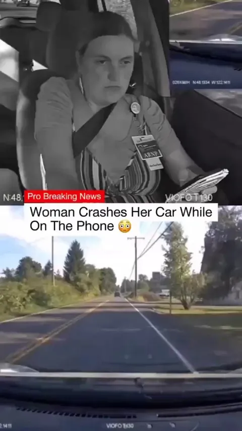 Stop looking at your phone while driving people