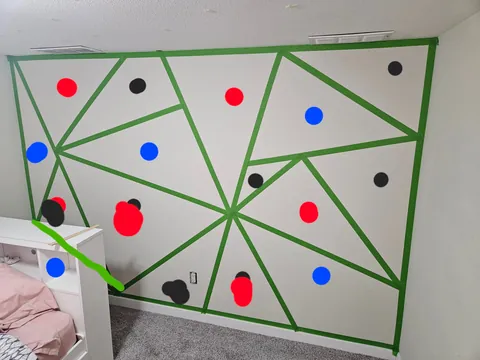 Painted a wall in my daughters room.