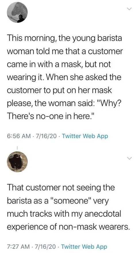 One person still counts as "somebody"