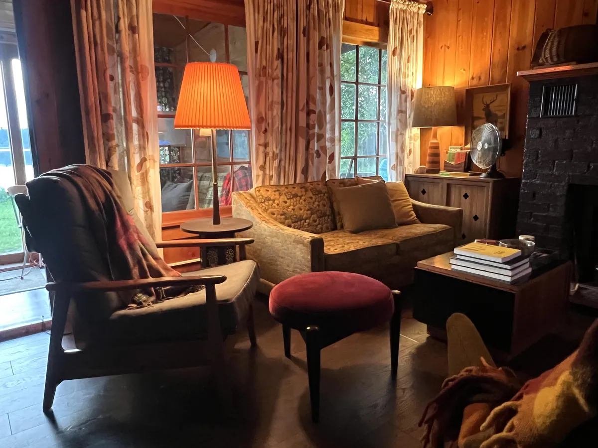 A night at the cabin.