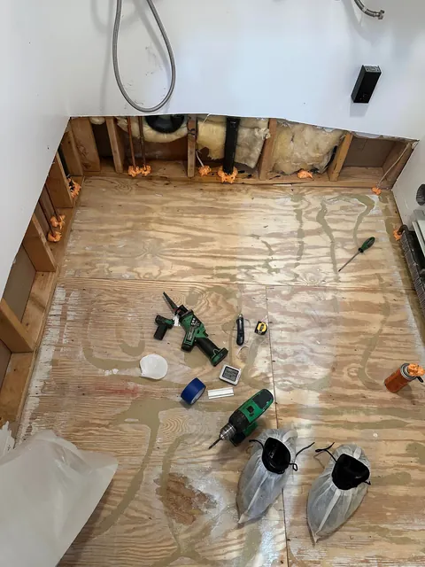 Washer flooded my laundry room so I learned how to tile.