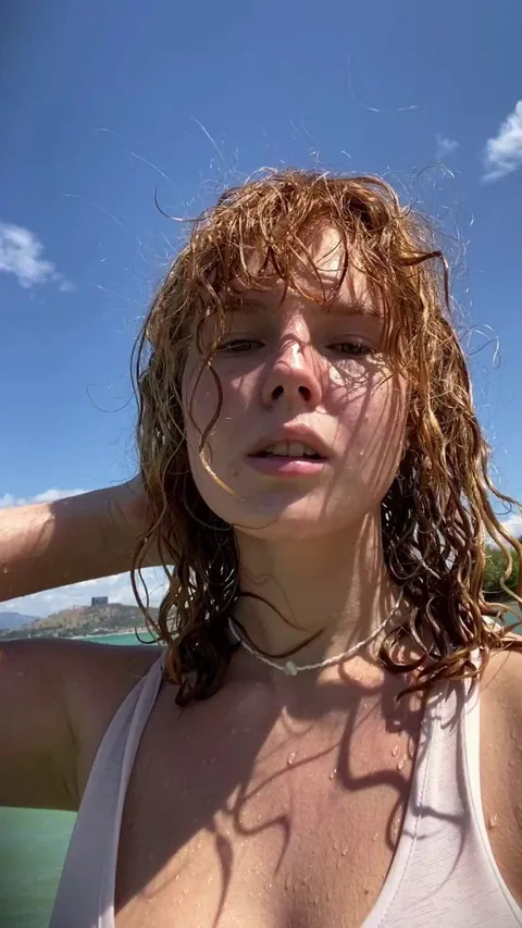 Wet slut with amazing tits
