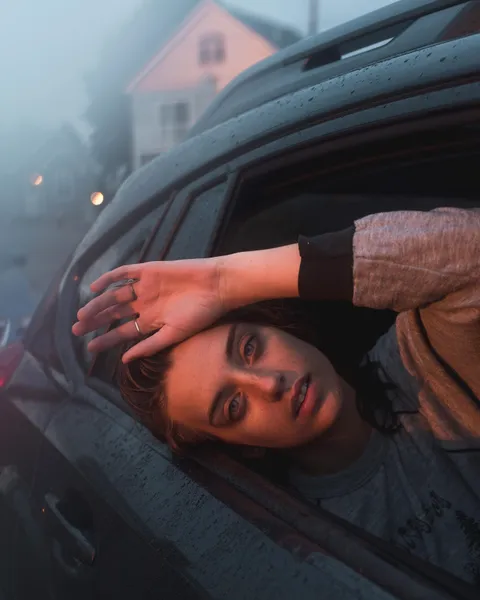 ITAP of my friend during a foggy sunset [MLM]