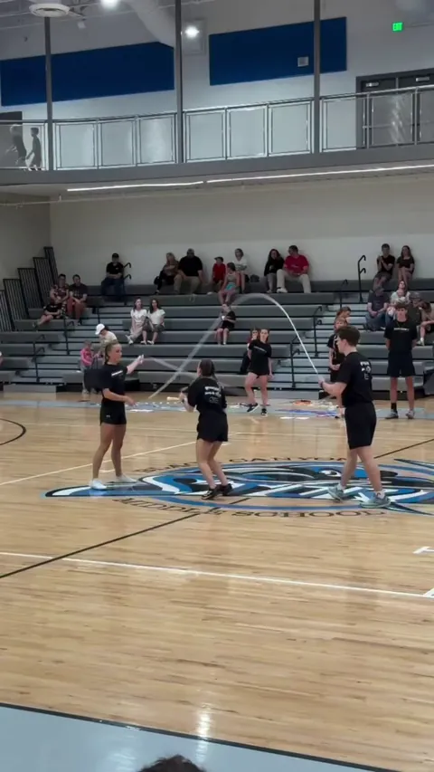 An impressive jump rope performance.