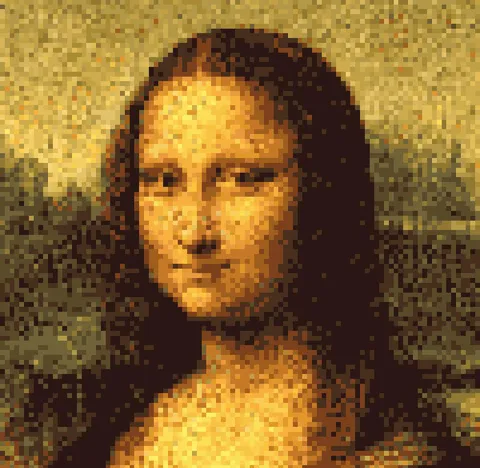 “It’s my first time trying pixel art”.