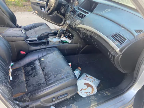 Someone broke into my car and filled it with literal sh**