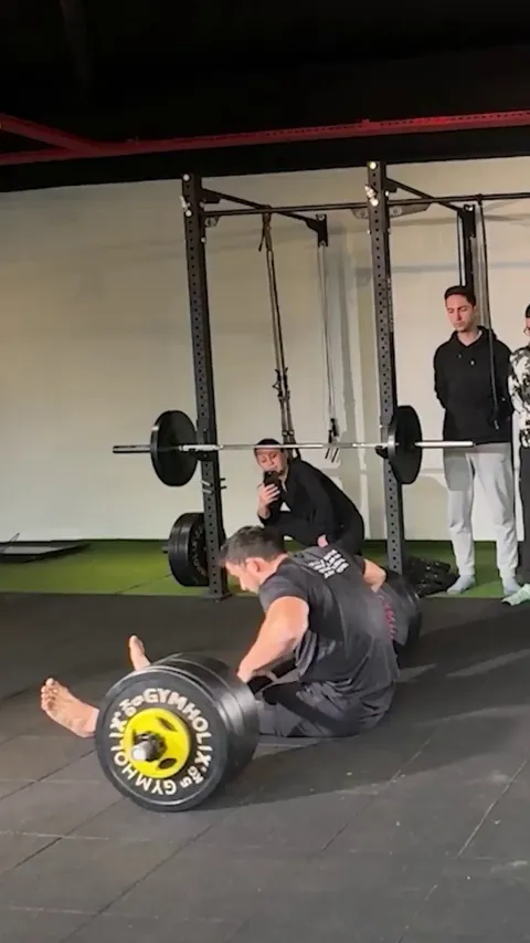 Heaviest single repetition Turkish get-up 116.83 kg (257.56 lbs) achieved by Burak Yazgi