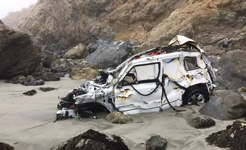 Angela Hernandez survived a car crash after plunging 200 feet off a cliff into the ocean, escaping her sinking car, swimming to shore, and staying alive for 7 days with a brain hemorrhage, broken ribs, a collapsed lung, and fractured collarbones by collecting water dripping from a moss-covered cliff