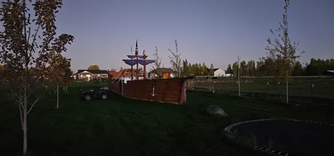 I built a pirate ship in my back yard for my kids after seeing how much a big playsets were.