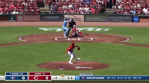 Reds Elly De La Cruz with the unassisted double play vs Blue Jays