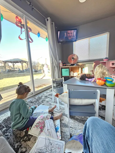 Built a playhouse for the grandkids 
