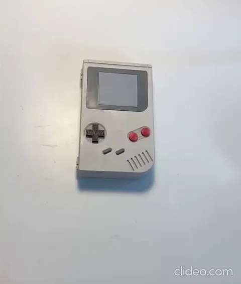 Designed a storage for games in game boy look