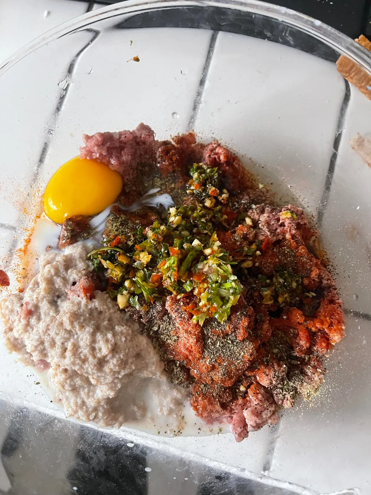 [homemade] pasta and meatballs with hard boiled eggs inside