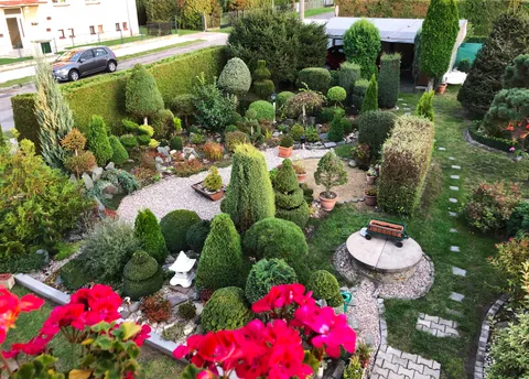 Our aunt's garden in the Czech Republic, 20 years in the making!