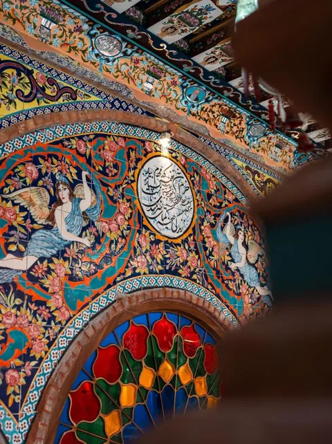 Youtab Hotel in Shiraz, Iran. Recently built in accordance with classical  Iranian Architecture