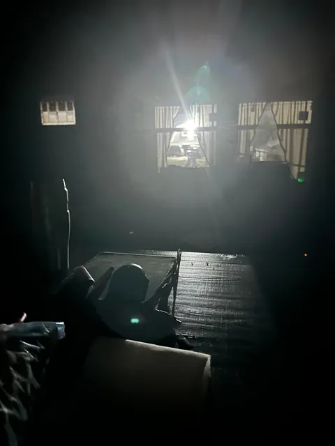 My FIL spent the past year building himself and my MIL a new house, only to move in and discover their neighbor’s garage light is less “porch lamp” and more “lighthouse beacon.”