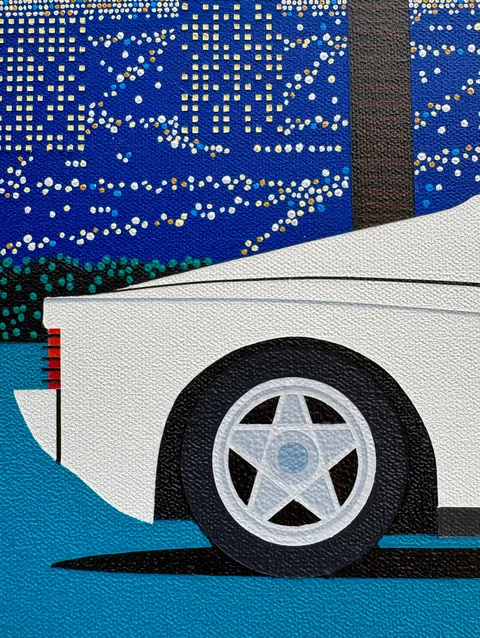 [OC] I can't afford a $30,000 original Hiroshi Nagai painting. I had to make one myself.