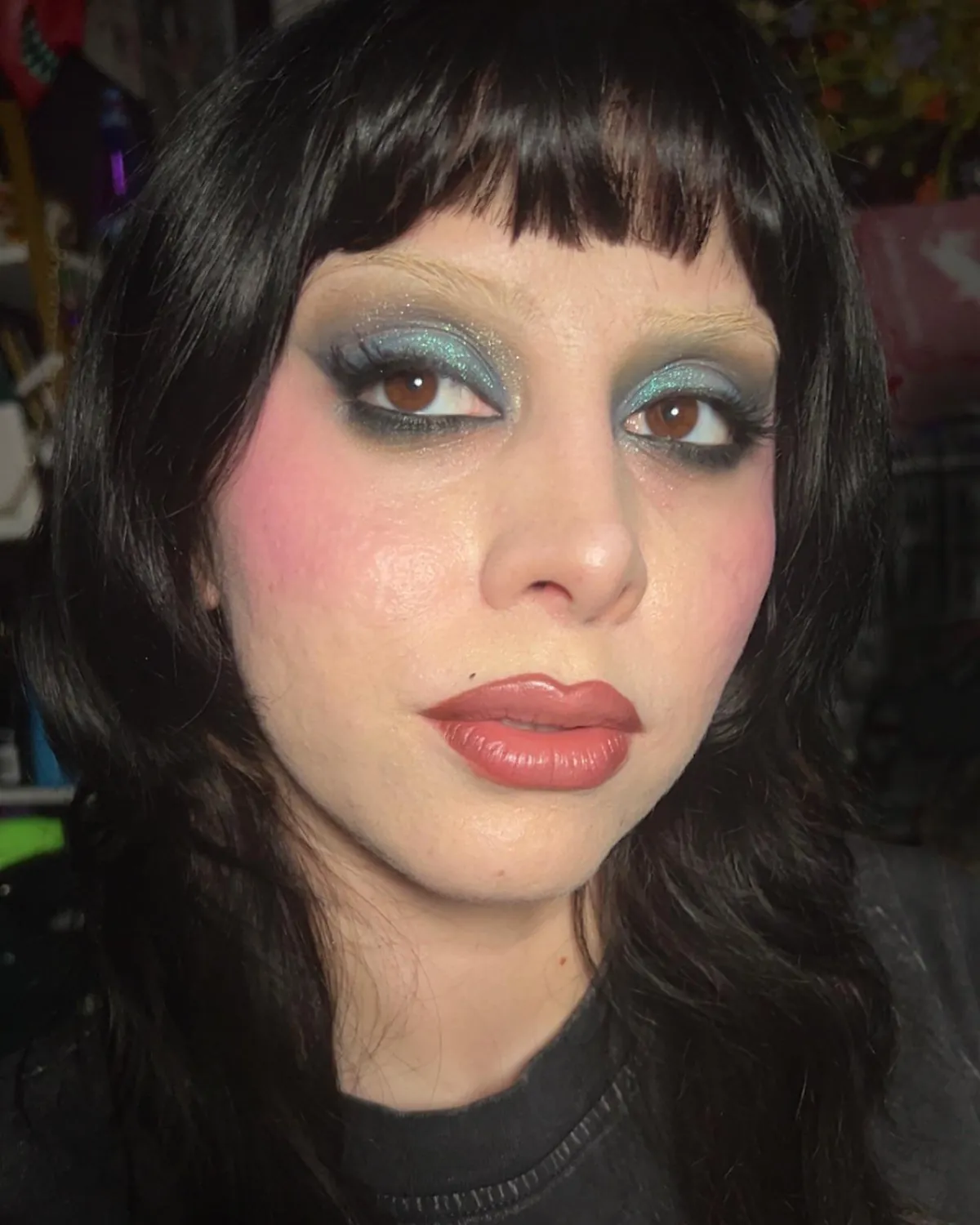 80s inspo. Trying to use shimmers more