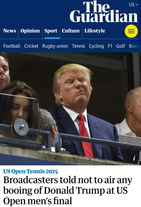 TV broadcasters CENSORED from showing folks shout “Boo-Urns” to Trump at US Open… SAD!!!