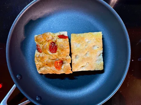 Roast beef on [homemade] focaccia