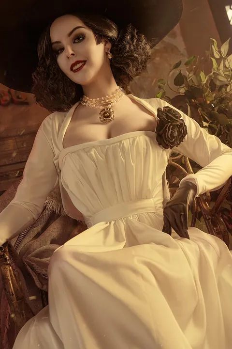 Lady Dimitrescu cosplay by me HellyValentine