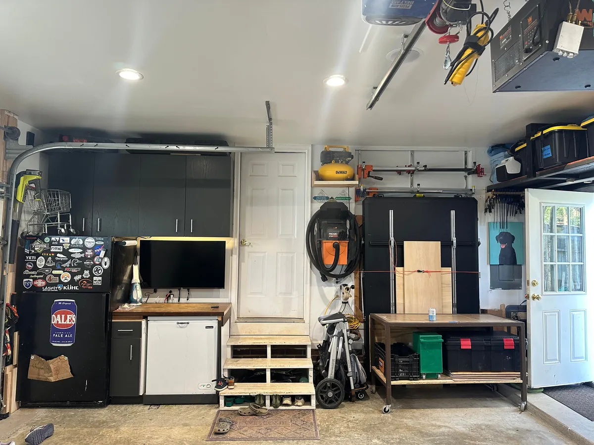 Gym. Woodshop. Man-Cave. Garage.