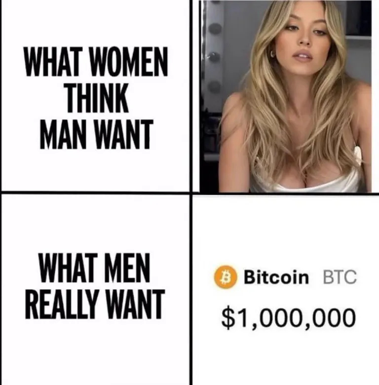 Men are men...Proof of work beats the Proof of love.