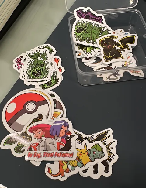 Bought some Pokemon stickers and came across a really odd one