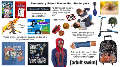Elementary School Macho Man Starterpack