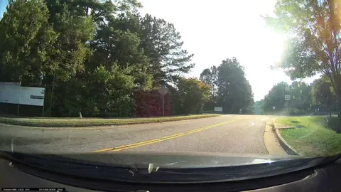 [OC] Inattentive driver blows the stop sign and clips the back of my car