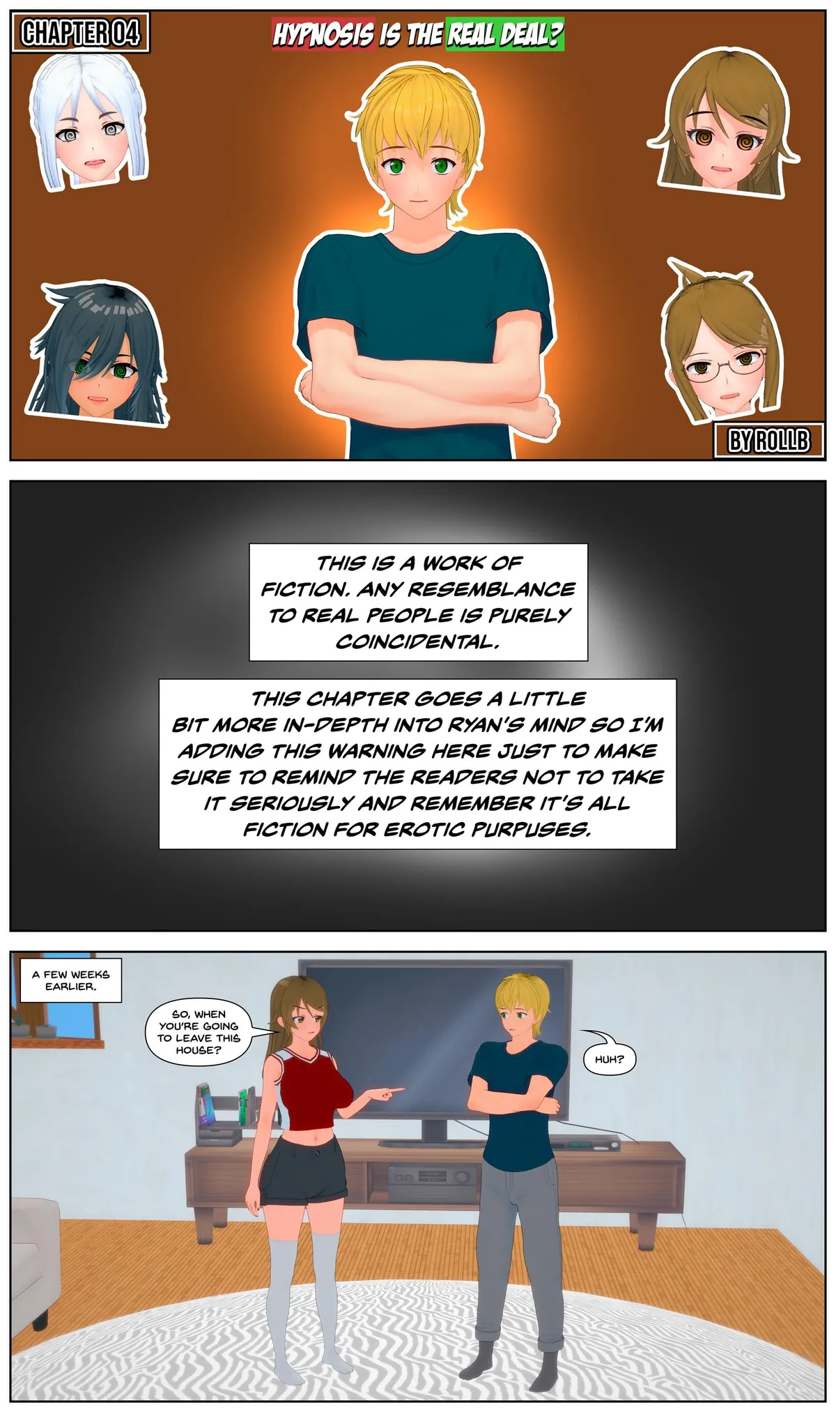 Hypnosis is the Real Deal? - Chapter 04 [Comic][OC][by RollB]