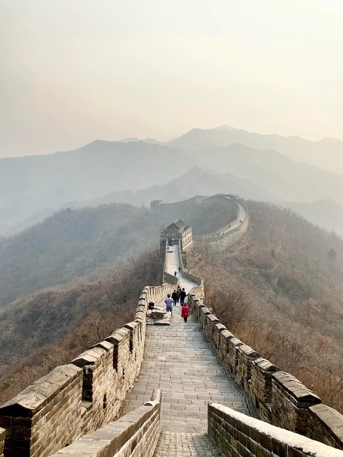 The Mutianyu section of The Great Wall of China
